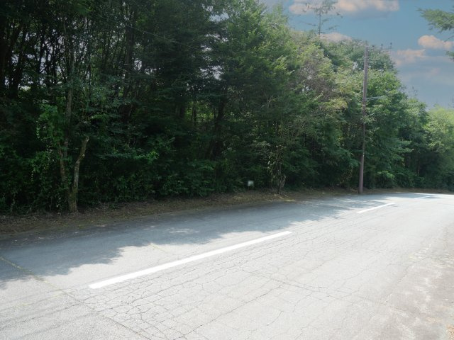 富士ヶ嶺高原別荘地　富士ドクタービレッジ①の前面道路含む現地写真
