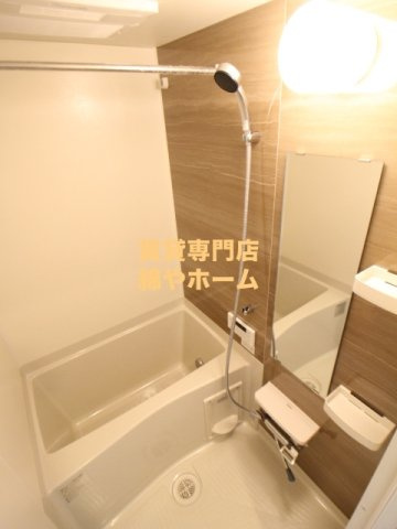 NU岸里駅前の浴室|ゆったり過ごせるお風呂です