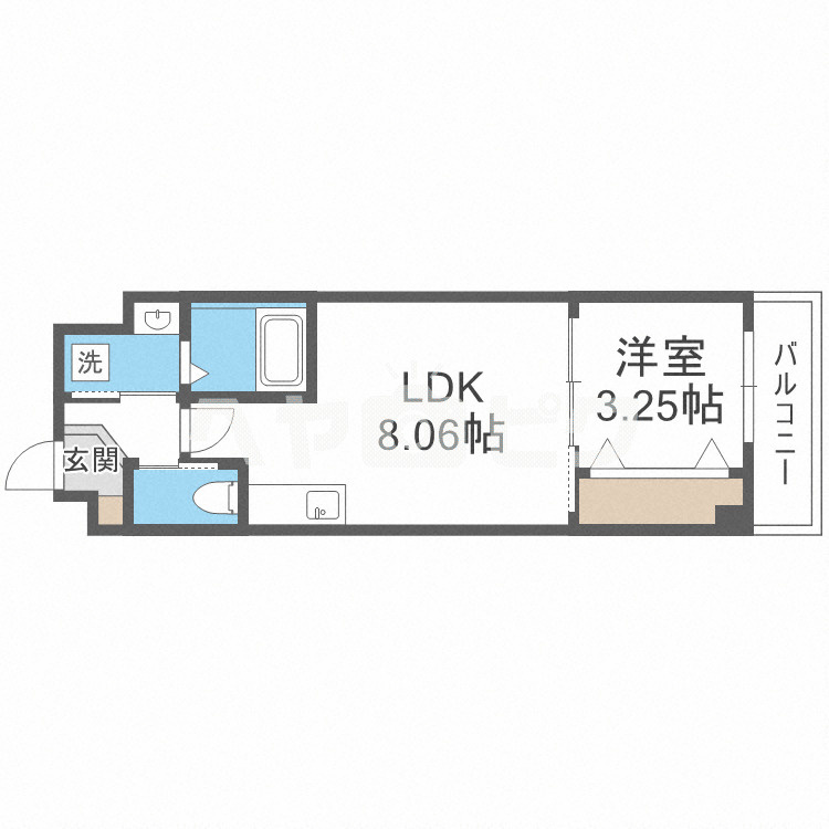 NU岸里駅前の間取り