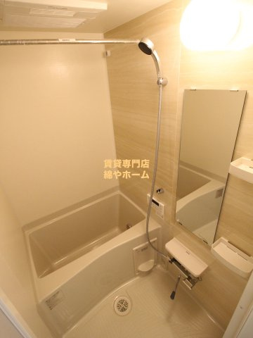 NU岸里駅前の浴室|お風呂で日々の疲れを落としましょう