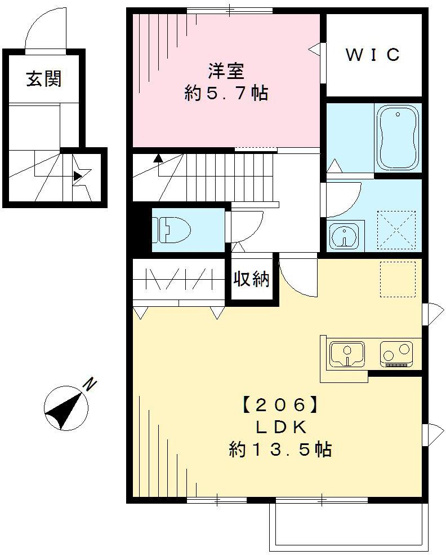 【間取り】 | Win Bell 柴崎-ウィンベル柴崎-