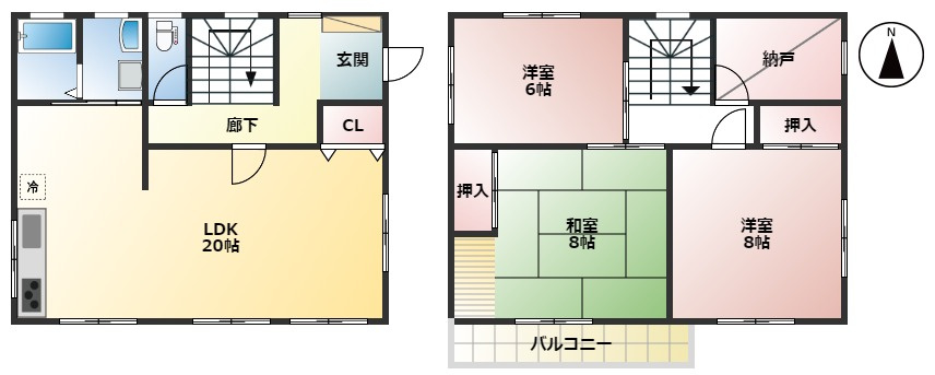 【間取り】の画像