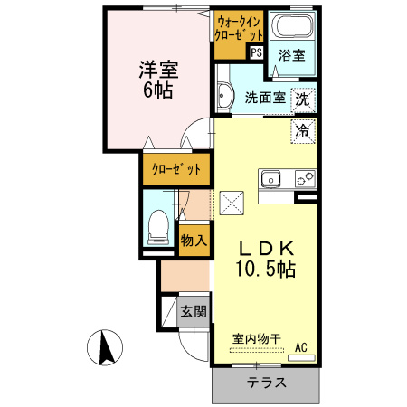 【間取り】 | アジュールブルー