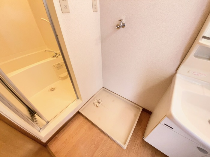 熊本市南区近見９丁目のアパートの洗面所