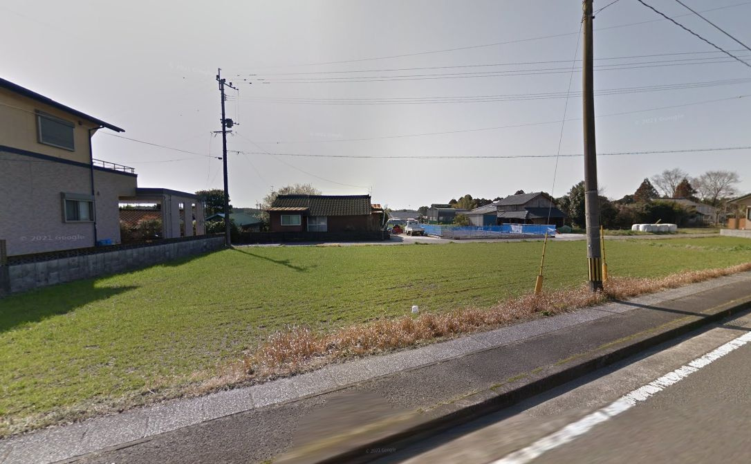 都城市菓子野町の売地の外観