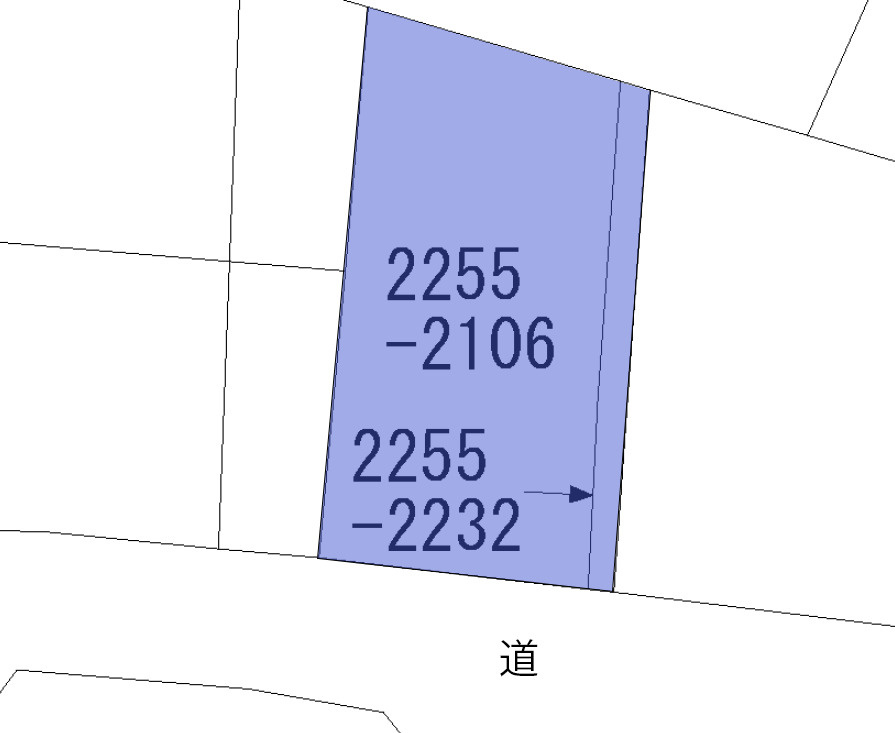 富士急十里木高原別荘地⑦　芙蓉の森林の土地図