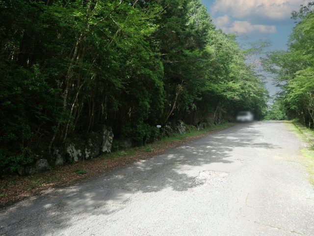 富士急十里木高原別荘地⑦　芙蓉の森林の前面道路含む現地写真