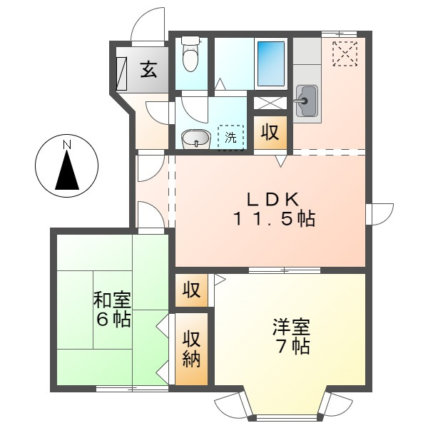 クレストールＤの間取り