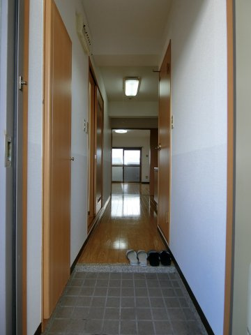 スカイマンションBの玄関