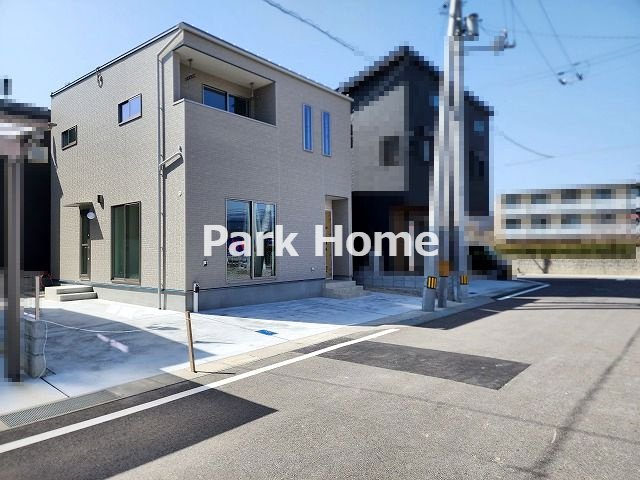 南国市篠原 ③ 新築戸建ての前面道路含む現地写真