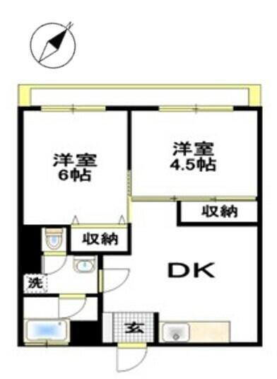クロノス習志野の間取り