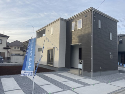 【外観】 | リーブルガーデン．S　深谷原郷第３　 | ２号棟現地外観（2024年02月09日）撮影