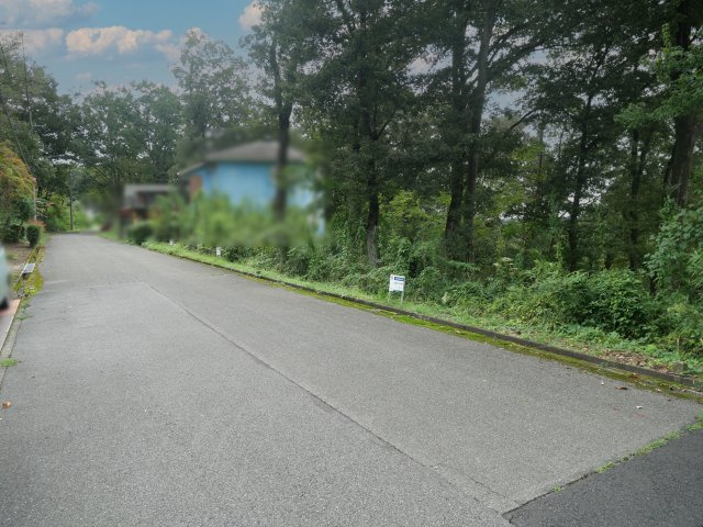 南那須・大金台林間住宅地②の前面道路含む現地写真