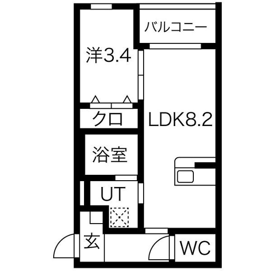 【間取り】 | パロス西堤