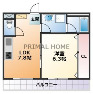 【間取り】 | ＹＯＫＯＨＡＭＡ　ＦＩＺＺ