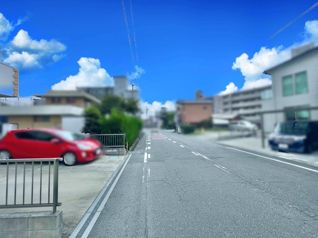 安城市日の出町戸建の前面道路含む現地写真