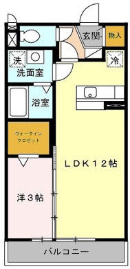 ディアコート(北坂戸)の間取り