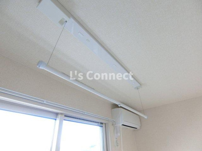 【設備】 | Ｄ’ｒｏｏｍ八乙女中央Ｄ棟 | 室内物干し付きです。