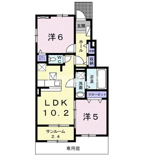 ネオ　ブルックの間取り|間取図