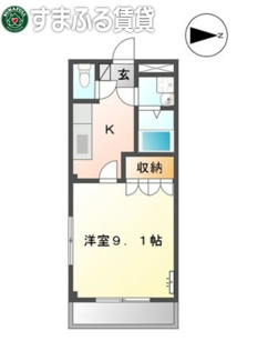 【間取り】 | パークサイド　西尾市田貫町