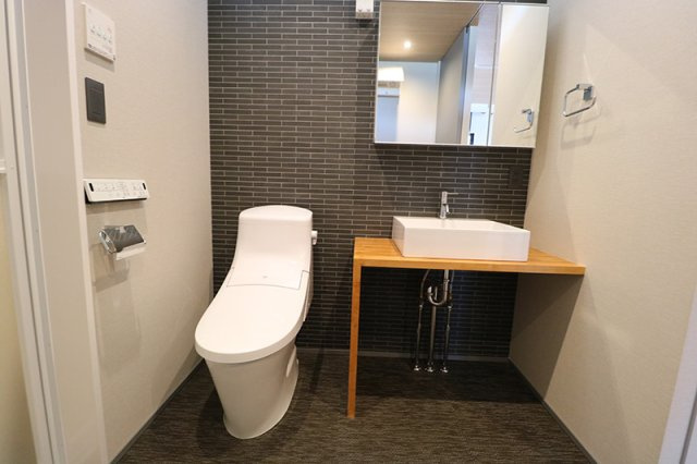 Garesidence 袖ケ浦 ZEN PAVILIONの洗面所|おしゃれな洗面所