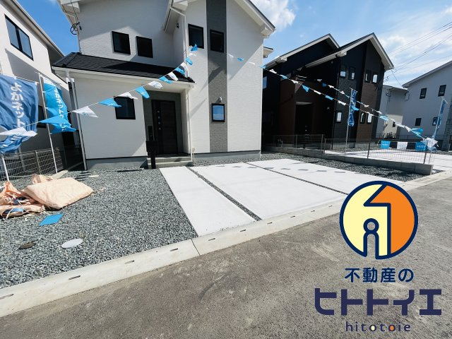 筑後市羽犬塚新築建売の駐車場