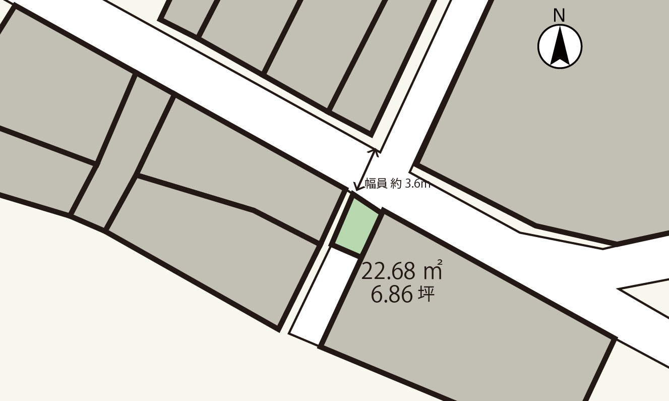 呉市阿賀中央5丁目　土地の土地図