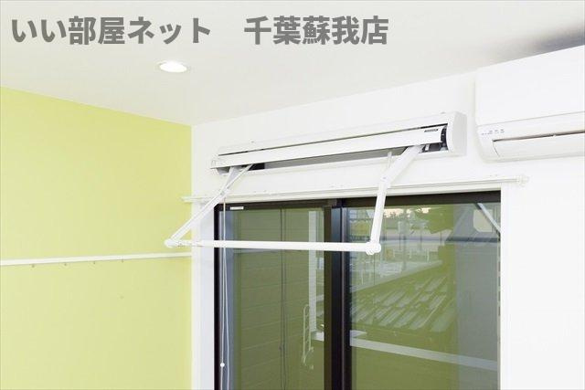 グレイスヴィラのバルコニー|室内物干し機