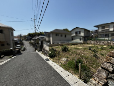 【前面道路含む現地写真】 | 大津市衣川1丁目9-6　売土地