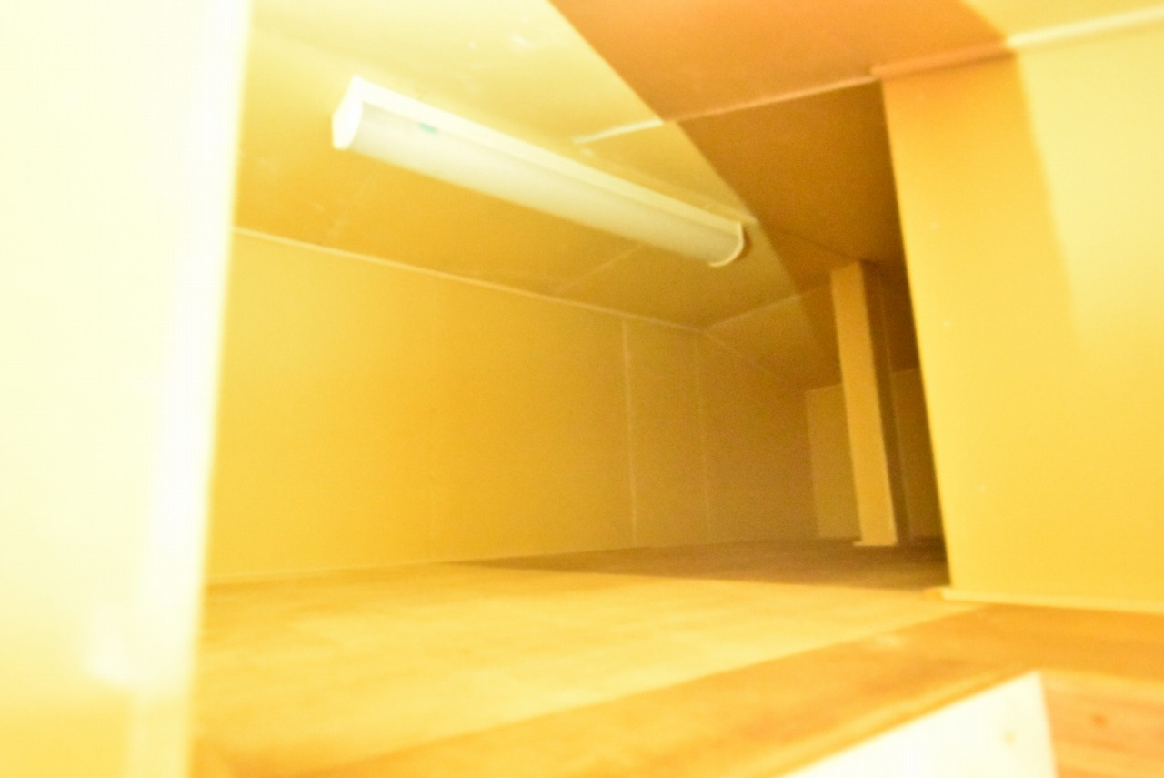 北本市宮内１丁目　中古一戸建ての収納|小屋裏収納の内部
