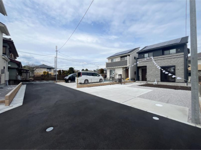 【前面道路含む現地写真】 | 【(株)グッドライフ】blooming garden深谷市国済寺　新築住宅　全3棟