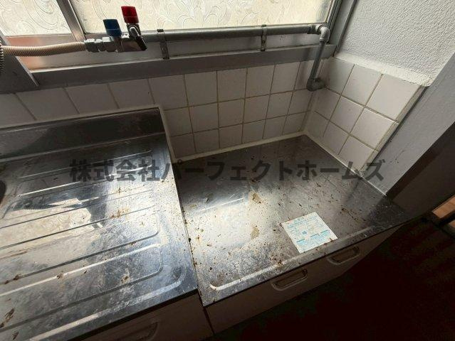 養父元町テラスハウス　賃貸のキッチン|お料理しやすいキッチンです
