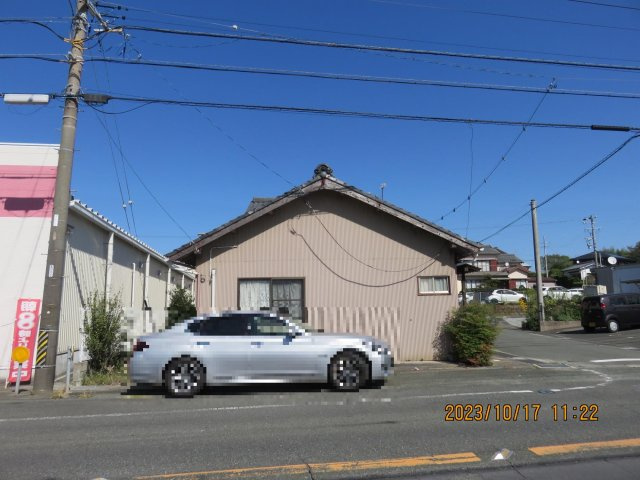 田原市豊島町戸建の前面道路含む現地写真