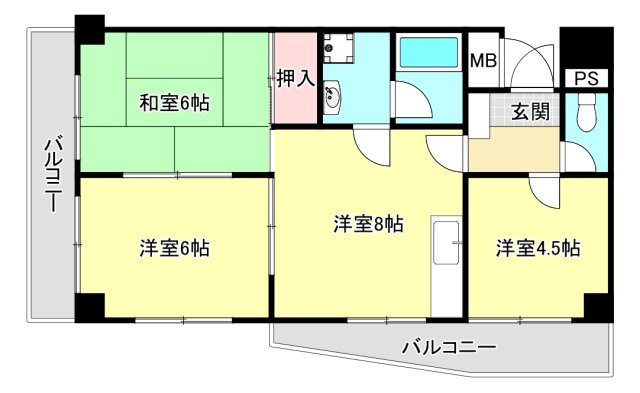 【間取り】 | ガイ御影