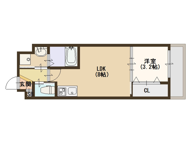 【間取り】 | NU岸里駅前