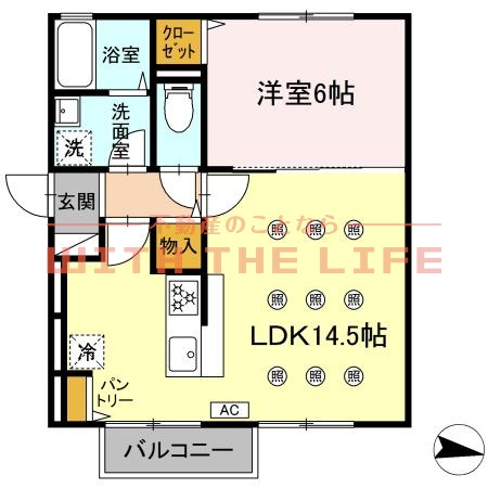 アネックスM（アネックスエム）【キャッシュバック対象物件】の間取り