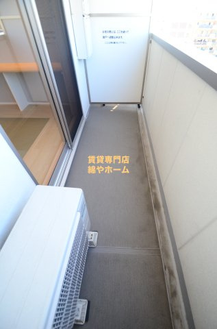 TOYOTOMI STAY Premium長橋のバルコニー|外からの目が気にならないバルコニーで洗濯物が干せます