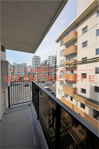 グランジュール大手町のバルコニー|落ち着いた時間を過ごせるバルコニーです