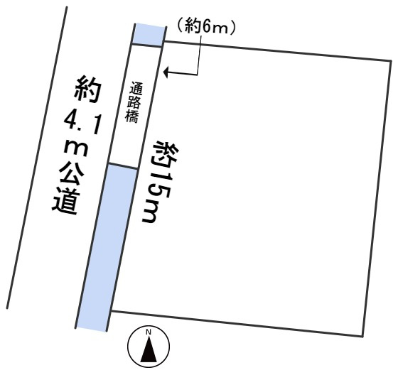 ６１８５９　本巣郡北方町芝原西町土地の区画図