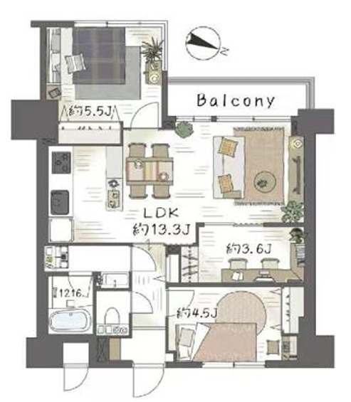 ライオンズマンション板橋大原