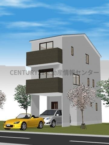 【その他】 | 鶴町４丁目　建築条件付き宅地 | 〈参考プラン例〉
木造３階建　４ＬＤＫ　建築延床面積１０９．３５平方メートル　建物推奨プラン価格１８００万円（税込）