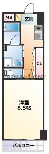 【間取り】 | 大口ハマコート５
