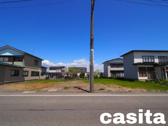 【外観】 | 【建築条件なし】大仙市大曲丸子町 38.99坪(公簿)南側道路間口7.2m 近隣商業地域、準防火地域
