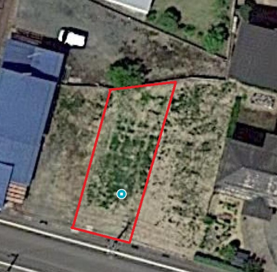 【土地図】 | 【建築条件なし】大仙市大曲丸子町 38.99坪(公簿)南側道路間口6.5mの狭小宅地 近隣商業地域、準防火地域