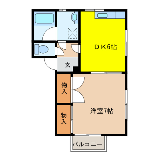 【間取り】 | Grande Hirayama A