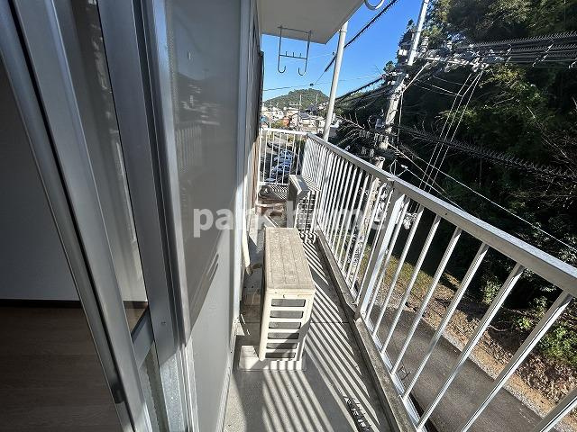 コーポMIKI Ⅰ南棟のバルコニー|お洗濯にも便利なバルコニー付き