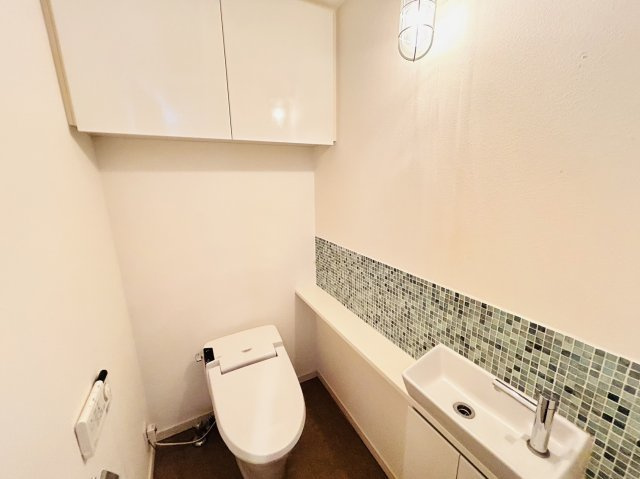 ゆったりとした空間のトイレです