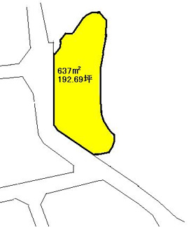 【土地図】 | 淡路市佐野売土地　600万円