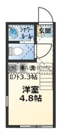 【間取り】 | アイビーコート白楽南