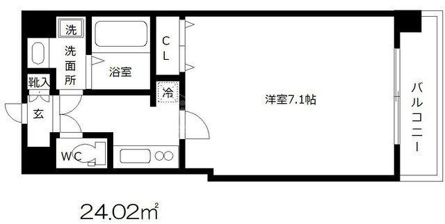 W-STYLE大阪谷町の間取り
